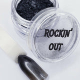 Rockin’ Out, Pigment by thePINKchair - thePINKchair.ca - Nail Art - thePINKchair nail studio