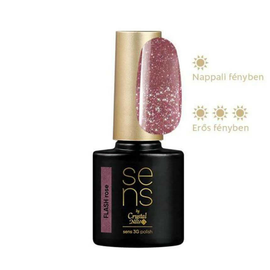 Rose Gold Flash SENS Gel Polish (4ml) by Crystal Nails - thePINKchair.ca - Gel Polish - Crystal Nails/Elite Cosmetix USA