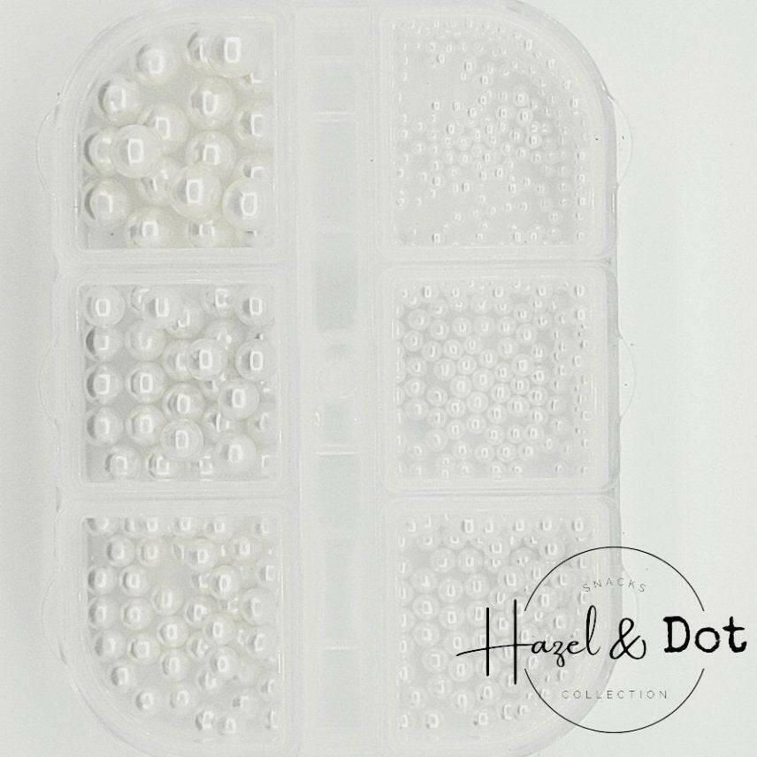 ROUND Pearly Whites by Hazel & Dot - thePINKchair.ca - Nail Art - thePINKchair nail studio