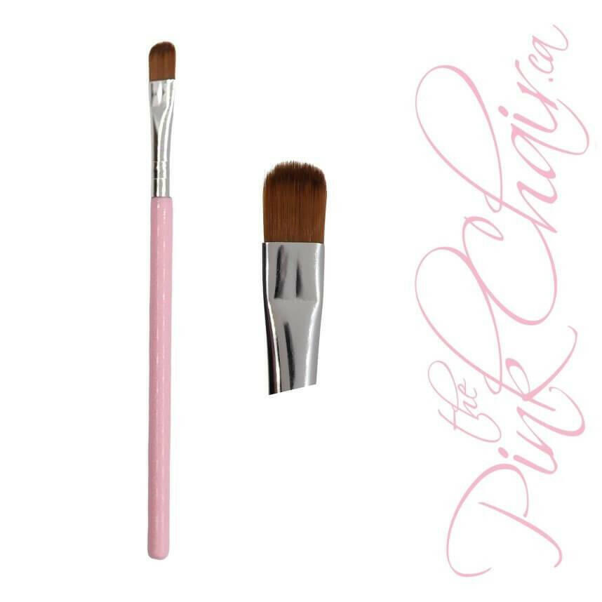 Round Pink Brush (w/ Short Handle) by thePINKchair - thePINKchair.ca - Brushes - thePINKchair nail studio