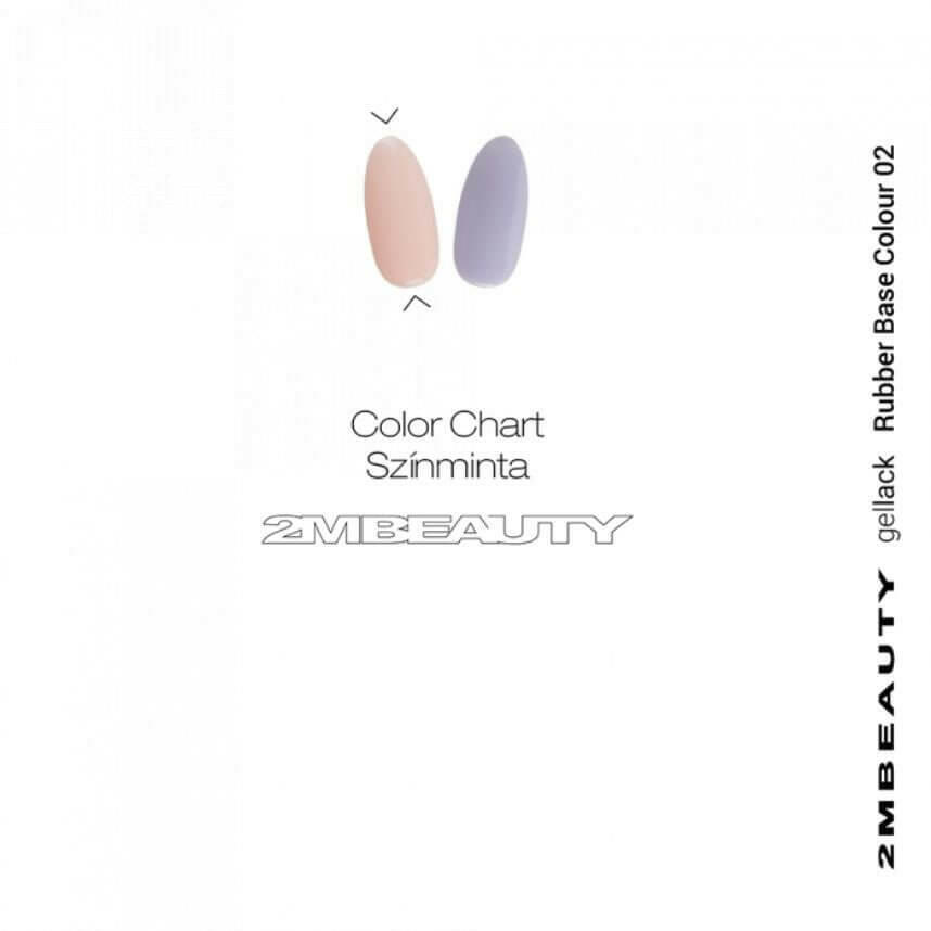 Rubber Base Colour 02 by 2MBEAUTY - thePINKchair.ca - Gel Polish - 2Mbeauty