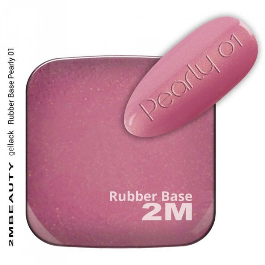 Rubber Base Colour Pearly 01 by 2MBEAUTY - thePINKchair.ca - Gel Polish - 2Mbeauty