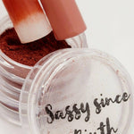 Sassy Since Birth, Pigment by thePINKchair - thePINKchair.ca - Nail Art - thePINKchair nail studio