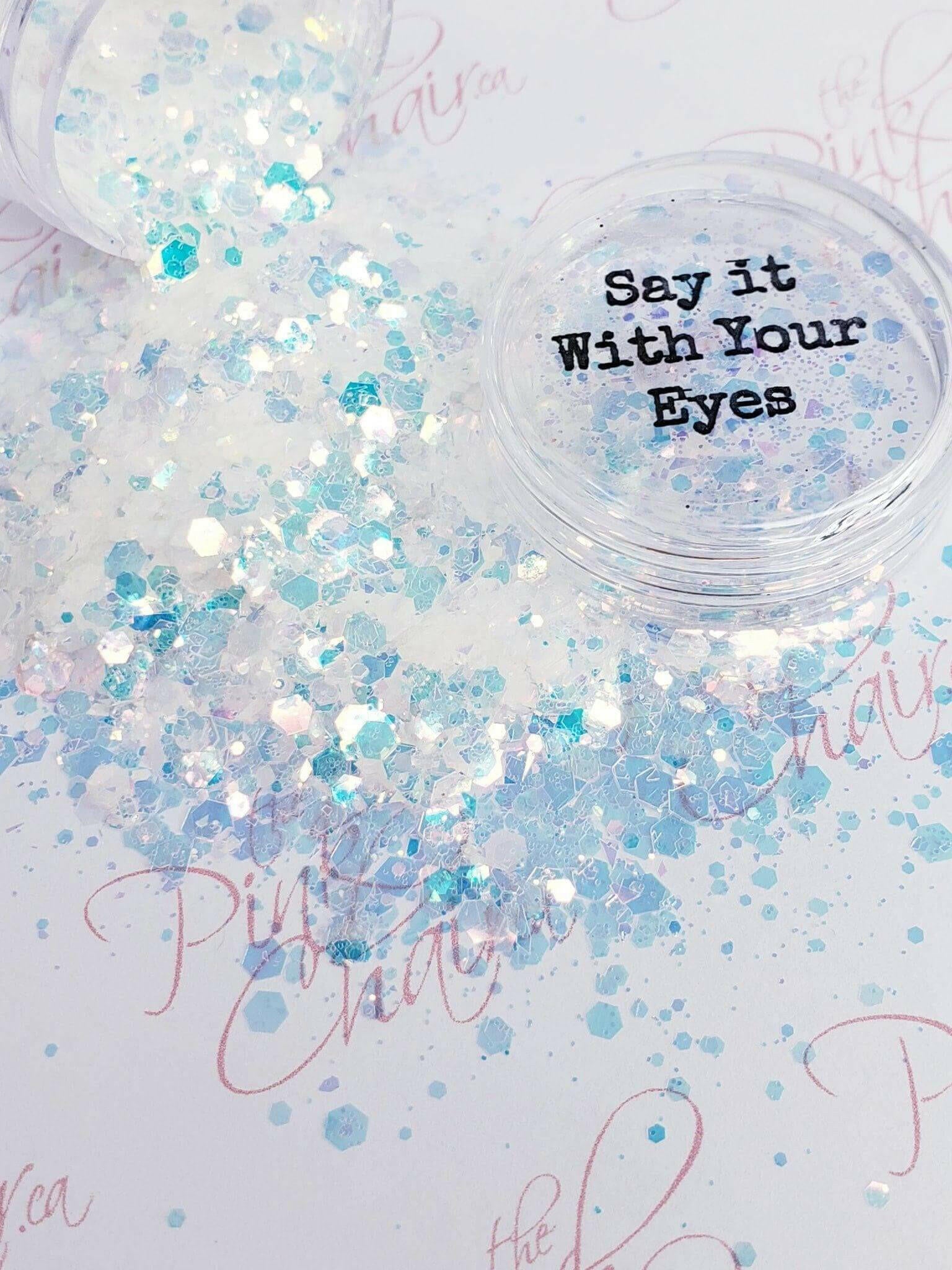 Say it With Your Eyes, Glitter (54) - thePINKchair.ca - Glitter - thePINKchair nail studio