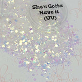 She's Gotta Have it (UV), Colour Changing Glitter (123) - thePINKchair.ca - Glitter - thePINKchair nail studio