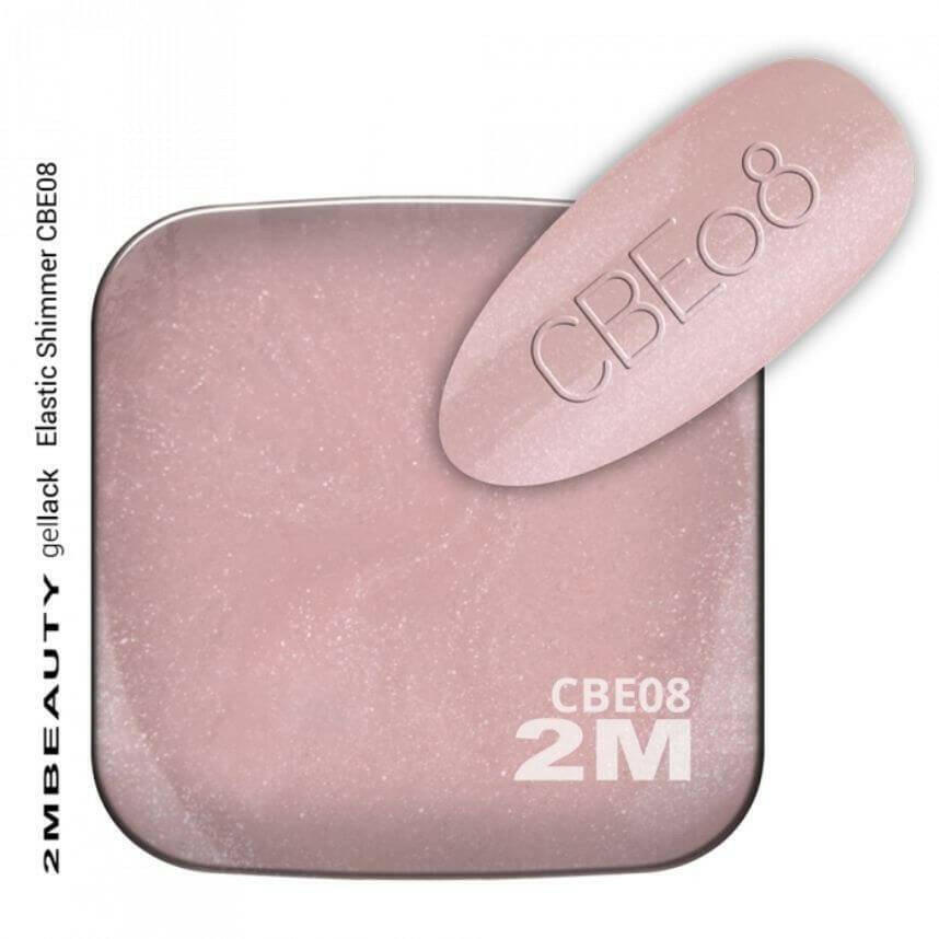 Shimmer Rubber Base 08 (CBE08) by 2MBEAUTY - thePINKchair.ca - Gel Polish - 2Mbeauty
