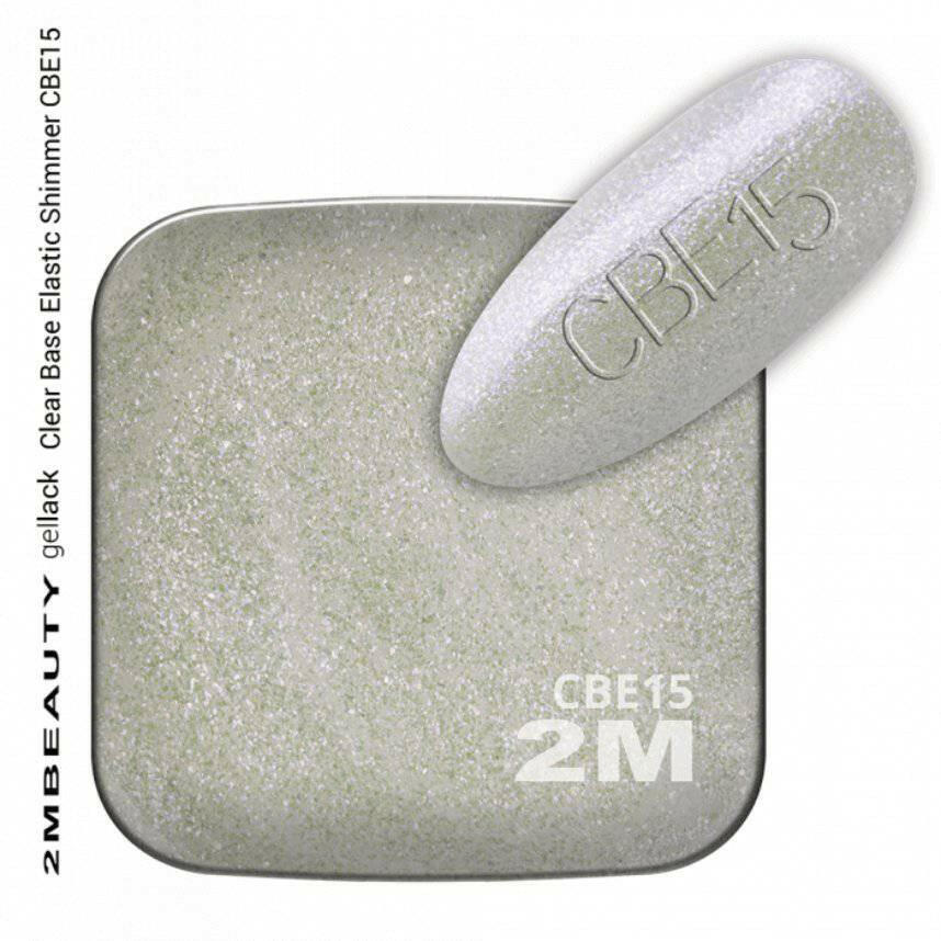 Shimmer Rubber Base CBE15 by 2MBEAUTY - thePINKchair.ca - Gel Polish - 2Mbeauty