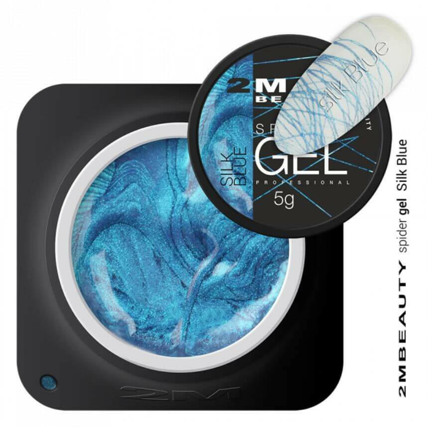 Silk Blue Spider Gel by 2MBEAUTY - thePINKchair.ca - Coloured Gel - 2Mbeauty