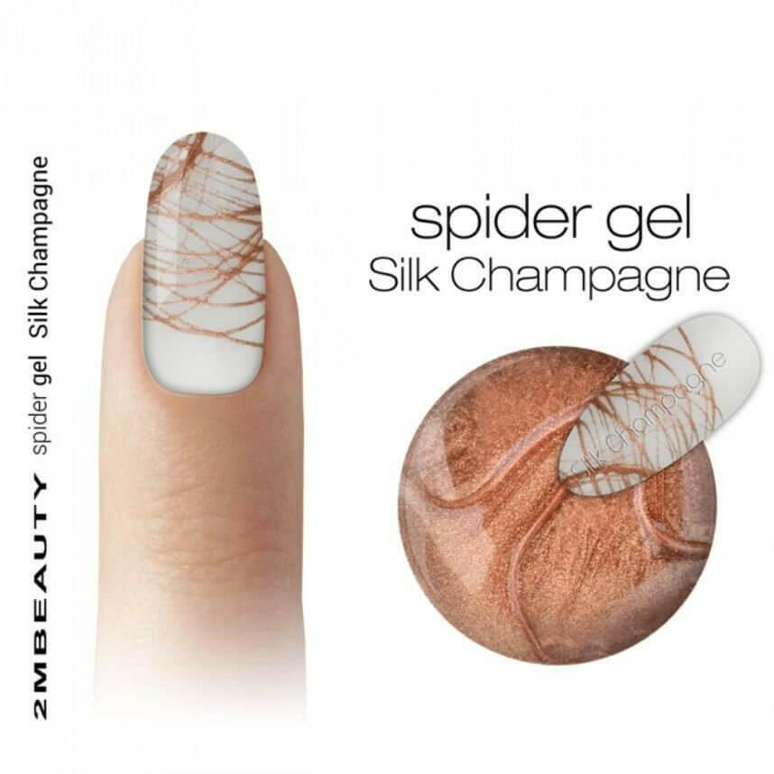 Silk Champagne Spider Gel by 2MBEAUTY - thePINKchair.ca - Coloured Gel - 2Mbeauty