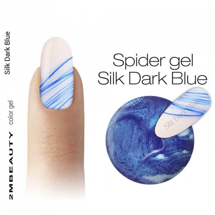 Silk Dark Blue Spider Gel by 2MBEAUTY - thePINKchair.ca - Coloured Gel - 2Mbeauty