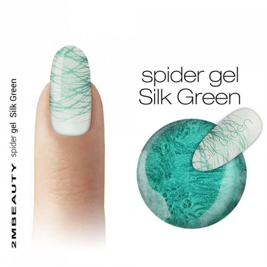 Silk Green Spider Gel by 2MBEAUTY - thePINKchair.ca - Coloured Gel - 2Mbeauty