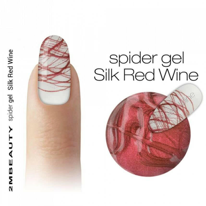 Silk Red Wine Spider Gel by 2MBEAUTY - thePINKchair.ca - Coloured Gel - 2Mbeauty