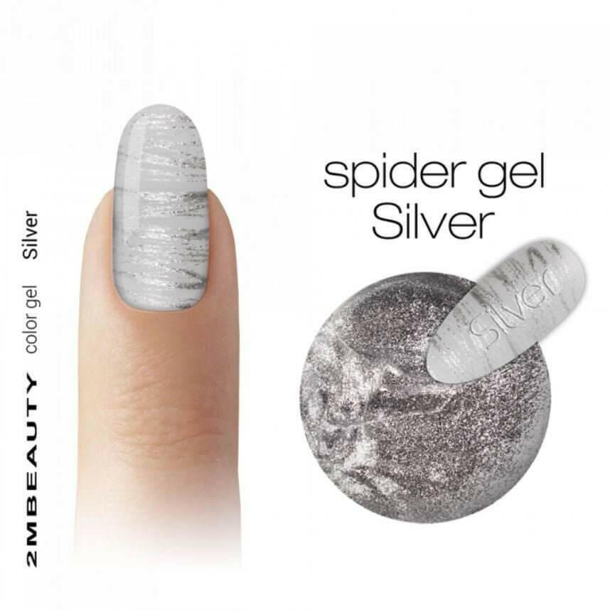 Silver Spider Gel by 2MBEAUTY - thePINKchair.ca - Coloured Gel - 2Mbeauty