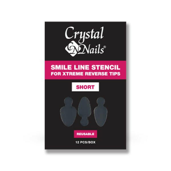 SMILE LINE TEMPLATE FOR XTREME REVERSE TIP by Crystal Nails - thePINKchair.ca - Odds & Ends - Crystal Nails/Elite Cosmetix USA