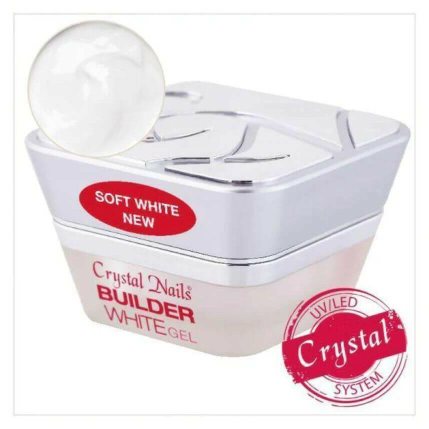 Soft White Builder Gel (15ml) by Crystal Nails - thePINKchair.ca - Builder Gel - Crystal Nails/Elite Cosmetix USA
