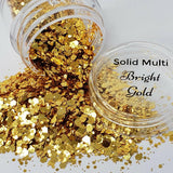 Solid Multi Bright Gold, Glitter (328) - thePINKchair.ca - Glitter - thePINKchair nail studio