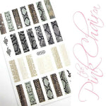 SP242, Snakeskin Decal by thePINKchair - thePINKchair.ca - Nail Art - thePINKchair nail studio
