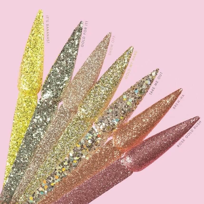 SP253, Rose Gold Rush Sprinkle On Glitter by Kiara Sky - thePINKchair.ca - Glitter - Kiara Sky