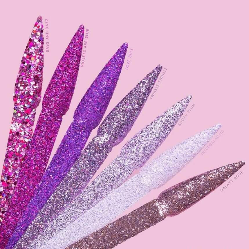 SP266, Pink Confetti Sprinkle On Glitter by Kiara Sky - thePINKchair.ca - Glitter - Kiara Sky