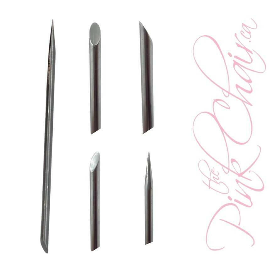 Stainless Pusher/Dotting Tool by thePINKchair - thePINKchair.ca - Tools - thePINKchair nail studio