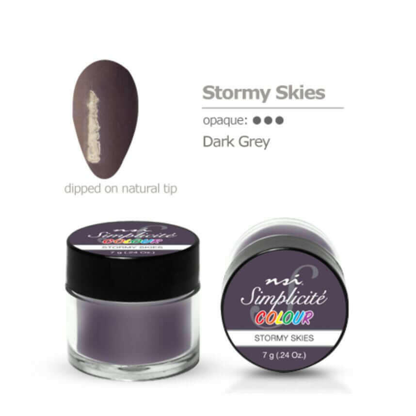 Stormy Skies Simplicite PolyDip/Acrylic Colour Powder by NSI - thePINKchair.ca - Acrylic Powder - NSI