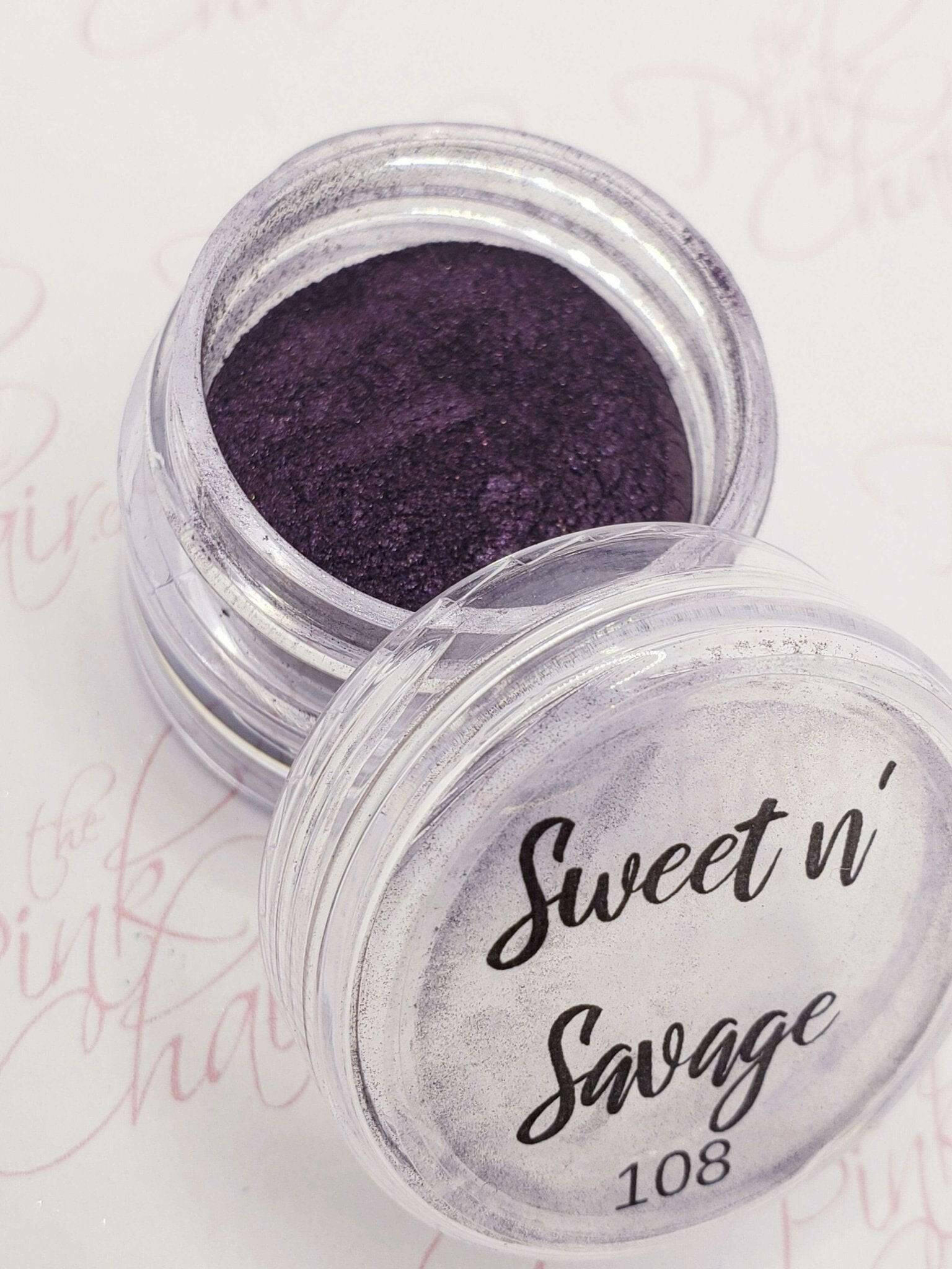 Sweet n' Savage, Pigment by thePINKchair - thePINKchair.ca - Nail Art - thePINKchair nail studio