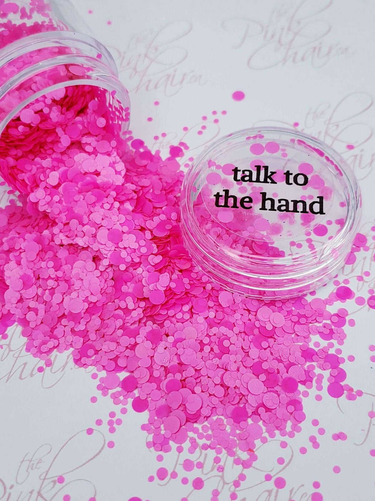 Talk to the Hand, Glitter (216) - thePINKchair.ca - Glitter - thePINKchair nail studio