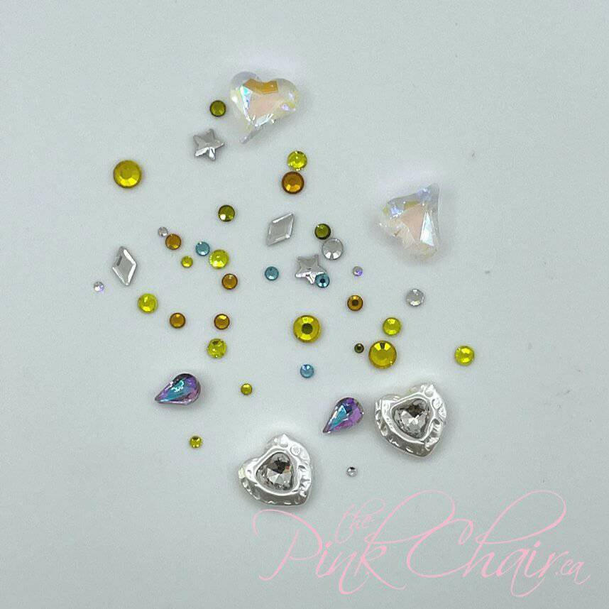 Teen Spirit, Crystal Mix - thePINKchair.ca - Nail Art - thePINKchair nail studio