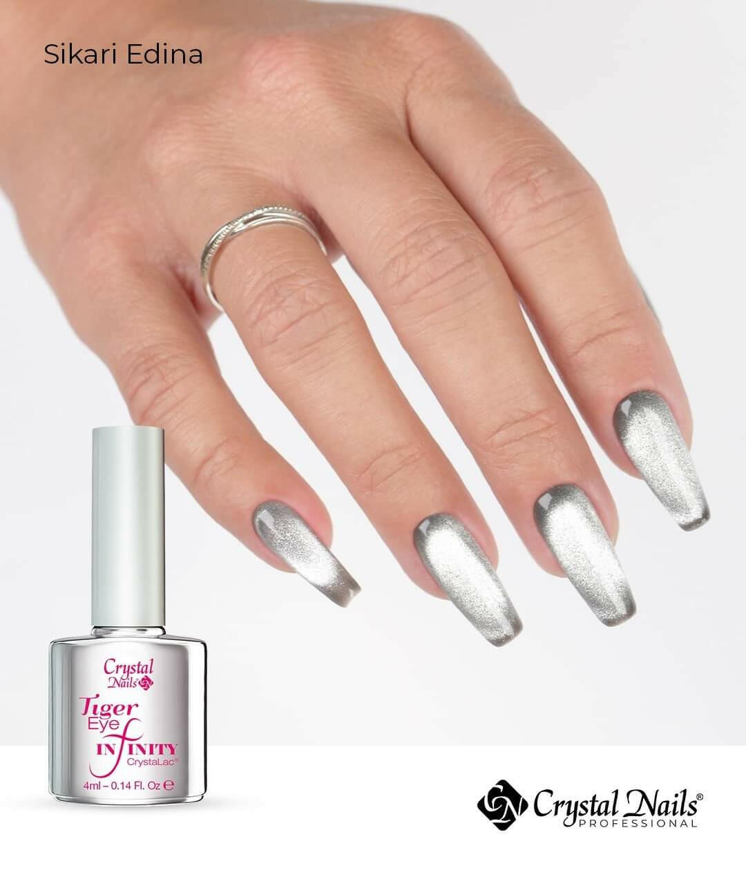 Silk Tiger Eye Gel Polish by Crystal Nails