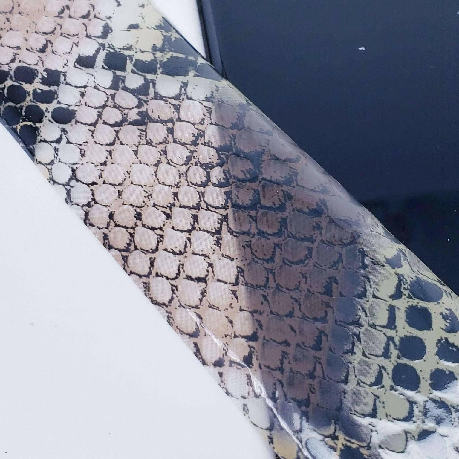 Transparent Snake Skin Transfer Foil - thePINKchair.ca - Nail Art - thePINKchair nail studio