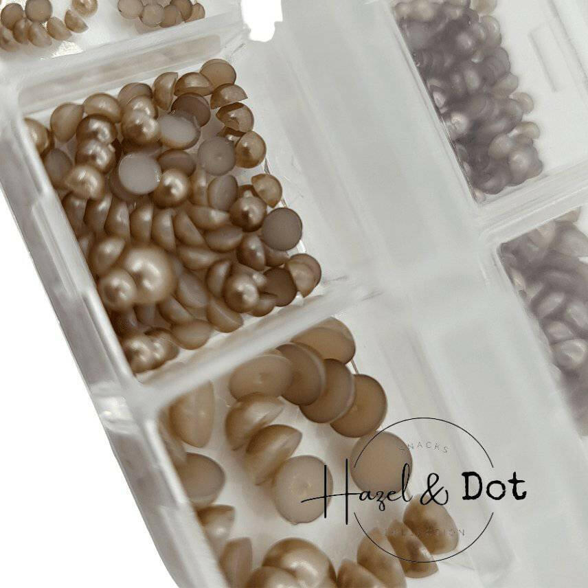 Vintage Half Pearls by Hazel & Dot - thePINKchair.ca - Nail Art - thePINKchair nail studio