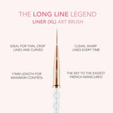XL Liner Nail Art Brush by Kiara Sky - thePINKchair.ca - Brushes - Kiara Sky