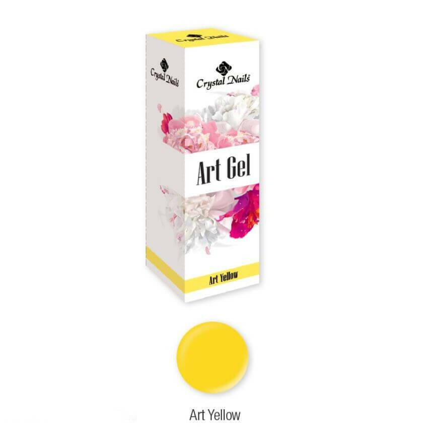 Yellow Art Gel Paint by Crystal Nails - thePINKchair.ca - Coloured Gel - Crystal Nails/Elite Cosmetix USA