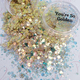 You're so Golden, Glitter (55) - thePINKchair.ca - Glitter - thePINKchair nail studio